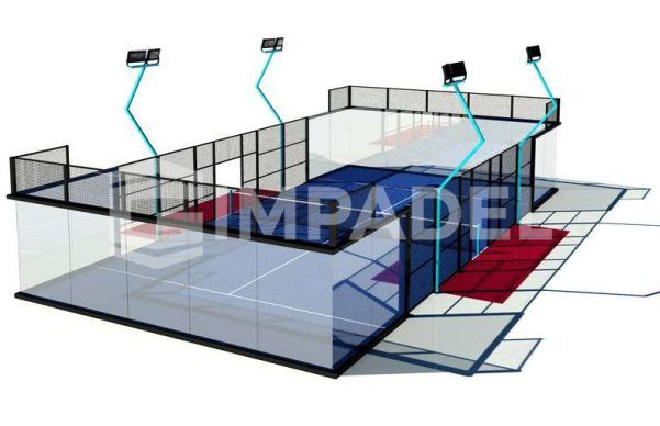 Berilio Súper Panoramic · pistas de pádel