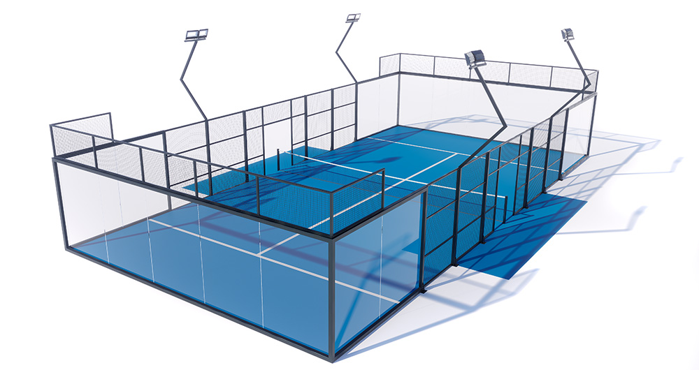 Una pista única, diseñada con precisión milimétrica dirigida a instalaciones profesionales y con entidad, perfecta para torneos y exhibiciones.